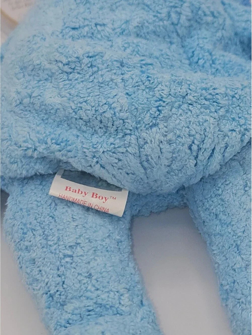 Ty Beanie Baby Baby Boy Bear Blue Plush Stork Embroidered 2004